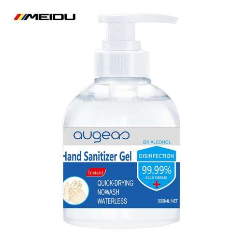 Wholesale IN STOCK 75 antibacterial 99.99% Augeas Brand 500ml Sanitizer Manufacturers Private Label Alcohol Hand Sanitizer Gel